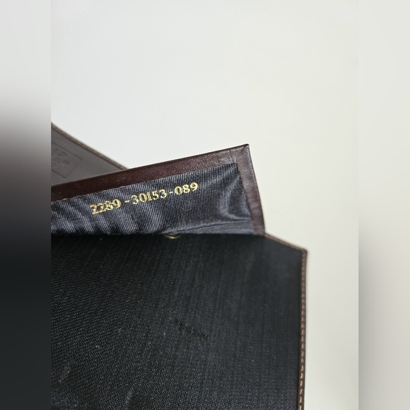 Fendi Brown Zucca Agenda Cover With Booklet - Picture 10 of 10